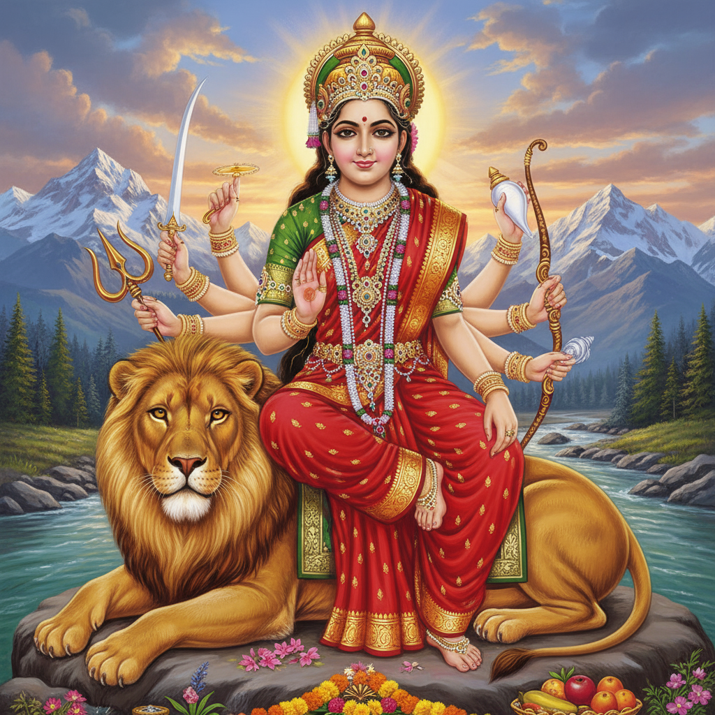 श्री दुर्गा चालीसा : नमो नमो दुर्गे सुख करनी...