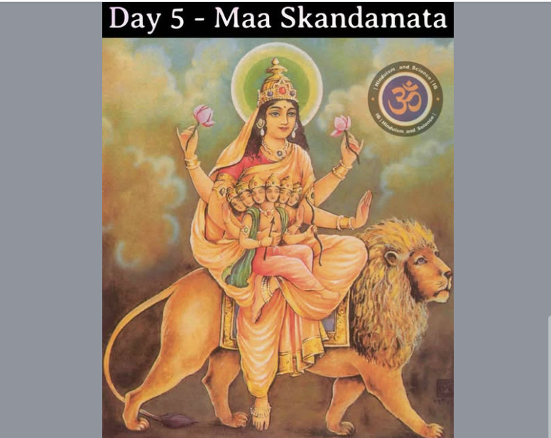 navratri 5th day maa-skandamata